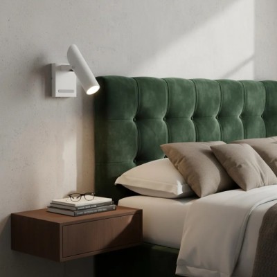 Aplique De Cabecera Cama Tipo Velador Pared Dormitorio