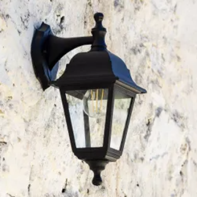 Farol Aluminio Cuadrado Mensula Superior