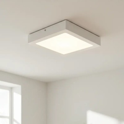 Plafon Mini Techo Ideal Baño Aplicar Lampara Anti Oxido