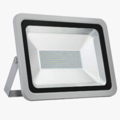 Reflector Led 30w Alta Potencia Exterior Diseño Gris Blanco Frío