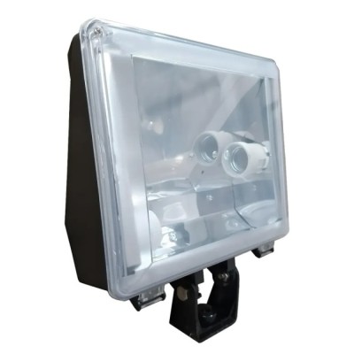 Reflector para dos lamparas led apto exterior